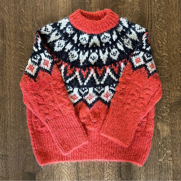 NEW Zara “Bloggers Favorite” Pompom Chunky Sweater - Picture 8 of 9